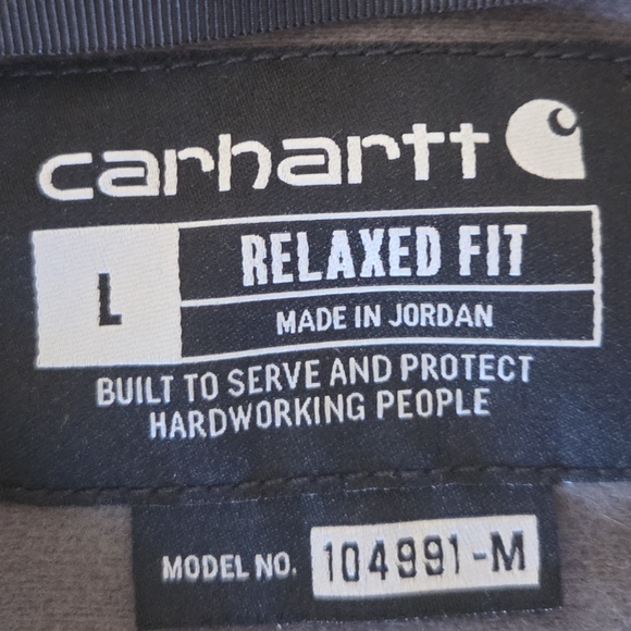 Men's Carhartt Olive Pullover - Picture 2 of 5